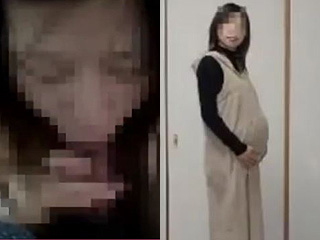 妊婦の奥さんがフェラ抜きしてる素人撮影した投稿エッチ動画